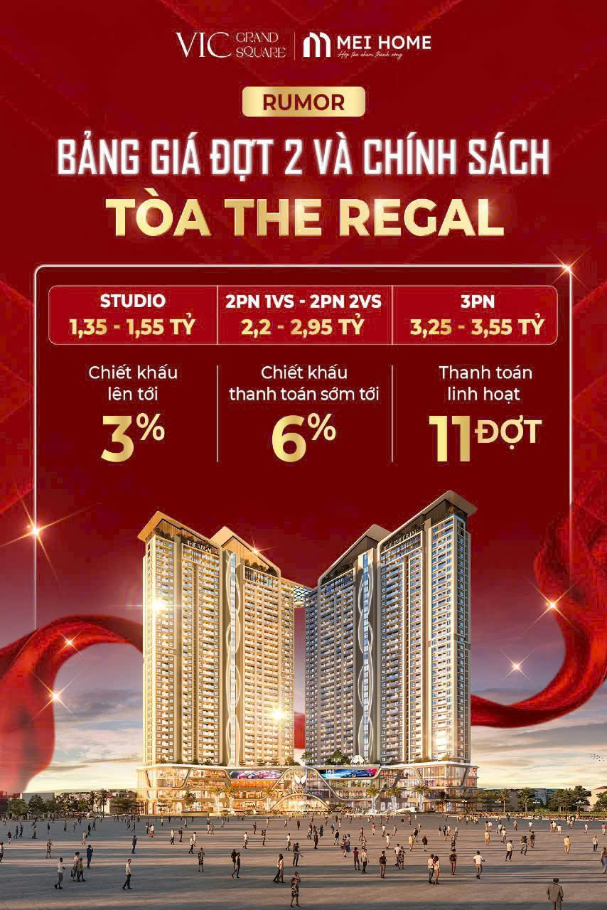 VIC GRAND SQUARE – vị trí kim cương, pháp lý hoàn chỉnh, thanh toán linh hoạt, lợi nhuận vượt trội. - Ảnh 6